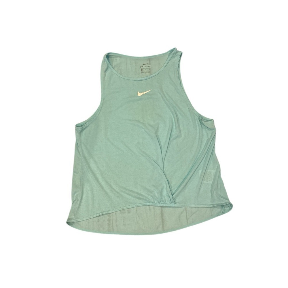 Nike Women's baby blue Tank Top